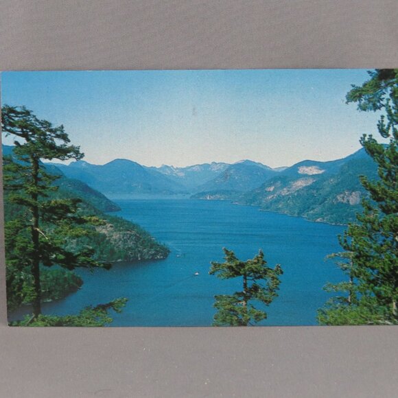 Vintage Postcard - Powell Lake Powell River British Columbia - Traveltime - Picture 4 of 4